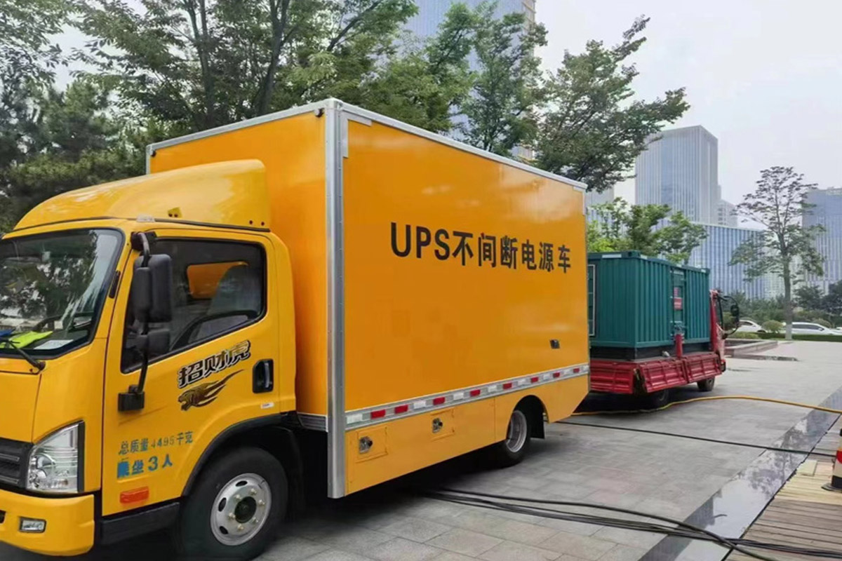 西乌珠穆沁发电机租赁施工现场