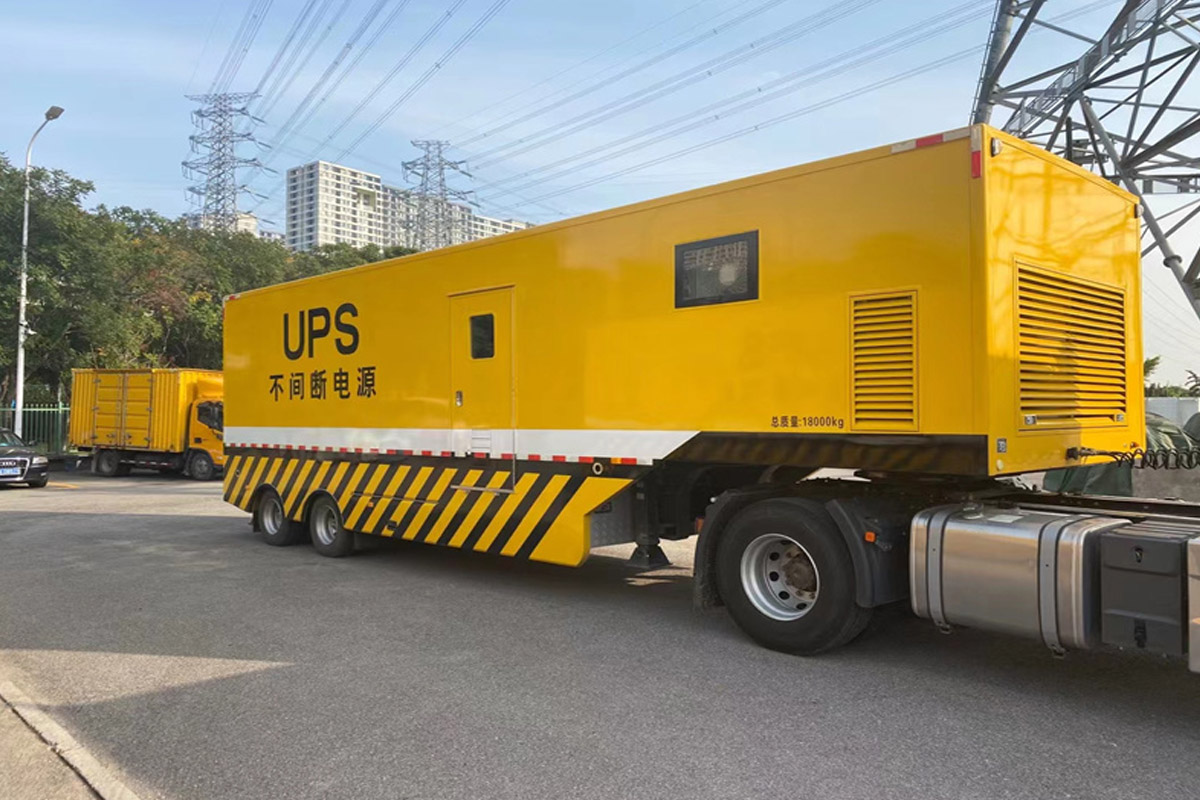 西乌珠穆沁发电机租赁施工现场